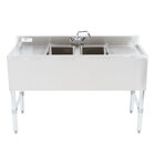 2 Bowl Underbar Sinks