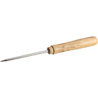 American Metalcraft IC79 8 3/8" Steel Ice Pick with Wooden Handle
