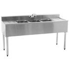 4 Bowl Underbar Sinks