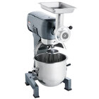 Avantco MX20MGKIT 20 Qt. Planetary Stand Mixer with Guard, Standard Accessories &amp; Meat Grinder Attachment - 120V, 1 1/2 hp