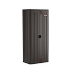 Suncast BMCCPD7204 Gray 5-Shelf Heavy-Duty Tall Storage Cabinet - 30" x 20 1/4" x 72"