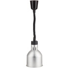 ServIt HLR75CH Retractable Cord Ceiling Mount Heat Lamp with Modern Chrome Flared Finish Round Dome Shade