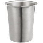 Choice Solid Stainless Steel Flatware Holder Cylinder