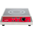 Waring web300 single burner solid top countertop range