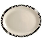 Black Checkers China Dinnerware