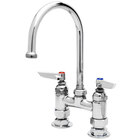 Deck Mount Faucets with Gooseneck Nozzles