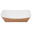 #25 1/4 lb. Hearthstone Paper Food Tray   - 1000/Case