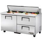 60" Commercial Sandwich / Salad Preparation Refrigerators