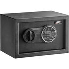 360 Office Furniture 12 1/4" x 7 7/8" x 7 7/8" Black Steel Security Safe with Electronic Keypad Lock