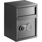 360 Office Furniture 13 1/2" x 11 3/4" x 18" Black Steel Depository Safe with Electronic Keypad Lock