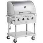 Backyard Pro LPG30RD 30" Stainless Steel Liquid Propane Outdoor Grill With Roll Dome