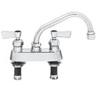 Deck Mount Faucets with Swing Nozzles