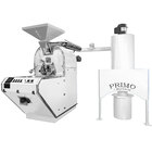 Primo RAVEN-Xr15 Customizable White Glossy 15 kg (33 lb.) Coffee Roaster with External Cyclone