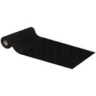 WizKid Runner RUN-BL24 Black 24" x 25' Antimicrobial Mat with Adhesive Backing
