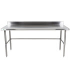 Stainless Steel Open Base Work Tables