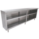Advance Tabco DC-1512 Dish Cabinet 144" x 15"