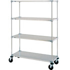 Metro Super Erecta Mobile Solid Shelving Units