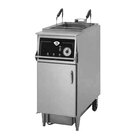 Electric Floor Fryers with Built-In Filtration System