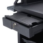 Cambro VCS32KEYT110 Black Versa Cart Keyboard Tray