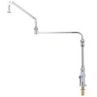 Deck-Mount Faucets with Double-Jointed Nozzles