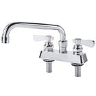 Deck Mount Faucets with Swing Nozzles
