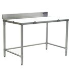 Poly Top Work Tables with Open Base