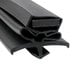 A close-up of a black rubber magnetic drawer gasket.
