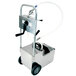 MirOil HOD0640 70 lb. Fryer Oil Hand Operated Filter Machine and Discard Trolley - Drain Valve