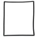 A black rectangular True 810809 equivalent magnetic door gasket.