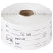 National Checking Company RSL24R 2 inch x 4 inch Ultra Removable Label - 500/Roll