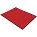 A red rectangular Cactus Mat with black border.