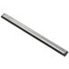 A long metal rod with black rubber at each end.