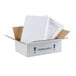 A white Polar Tech insulated shipping box with a white foam container inside.