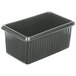 A gray rectangular Tablecraft server with ridges.