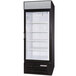 Beverage-Air LV27HC-1-B LumaVue 30 inch Black Refrigerated Glass Door Merchandiser with LED Lighting