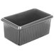 A black rectangular Tablecraft server with a lid.