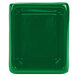 A green rectangular Tablecraft server with ridges.