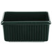 A green rectangular Tablecraft server on a counter.