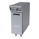 A stainless steel Garland Master Series natural gas 12-inch even heat hot top range attachment with a storage base.