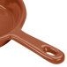 A Tablecraft copper cast aluminum fry pan with a handle.