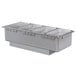 A Hatco drop-in hot food well with rectangular stainless steel food pans inside.