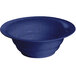 A blue speckled Tablecraft salad bowl.