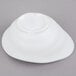 A white Tablecraft Melamine Bowl on a gray surface.