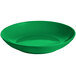 A green Tablecraft pasta bowl.