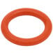 An orange rubber O-ring for a Grindmaster Cecilware beverage dispenser.