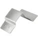 A close-up of a Grindmaster Cecilware stainless steel dispense valve handle clip.