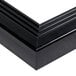 The right hinged door for an Avantco GDC-15 refrigerator with a black frame.