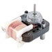 An Evaporator Fan Motor with a wire attached.