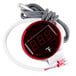 A digital thermometer with a red wire.