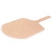 An American Metalcraft natural pressed pizza peel with a long handle.